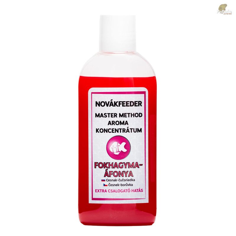 NOVÁKFEEDER Master Method Aróma Koncentrát 200ml - Cesnak Čučoriedka
