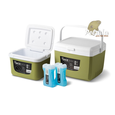 Set chladiacich boxov Delphin TwiceBOX 2v1 5l +13l / 2x400ml