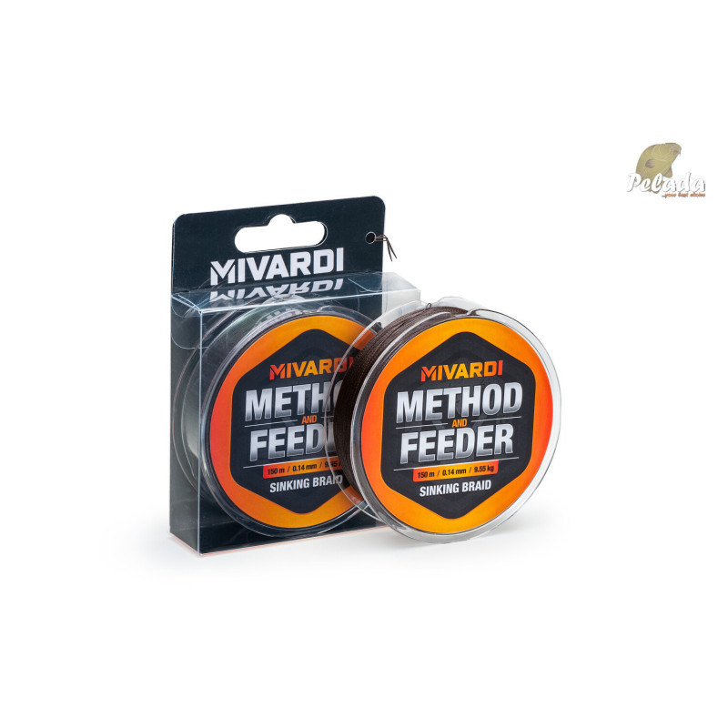 Mivardi Šnúra Method & Feeder Sinking Braid 150m Mivardi Šnúra Method & Feeder Sinking Braid 150m