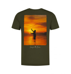 Korda Tričko Sunrise Tee Dark Olive
