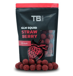 TB Baits Hotové boilies GLM Squid Strawberry 1kg