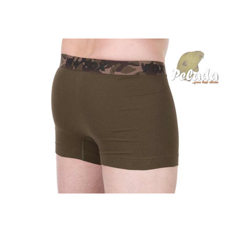 Fox Boxerky Trenírky Shorts 2ks - Khaki / Black