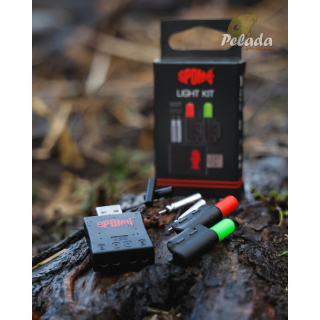 Spomb SET Svetlo Na Raketu Light Kit - 2 x svetlo + nabíjačka