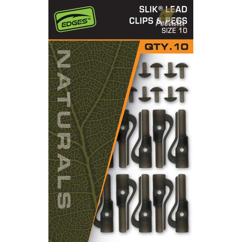 Fox Závesy na olovo EDGES™ Naturals Slik Lead Clip & Pegs veľ. 10 / 10 ks Fox Závesy na olovo EDGES™ Naturals Slik Lead Clip & Pegs veľ. 10 / 10 ks