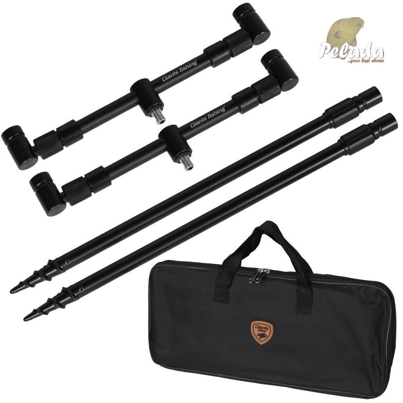 Giants Fishing Sada hrázd Gaube Buzzer Bar Set 2 Rods Black Giants Fishing Sada hrázd Gaube Buzzer Bar Set 2 Rods Black