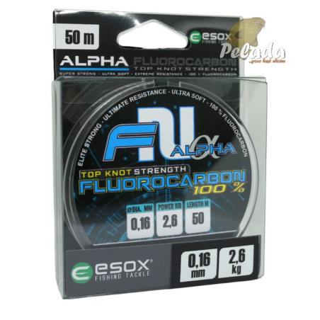 ESOX Fluorocarbon FN Alpha Transparent Clear 50m