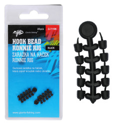 Giants Fishing Zarážka na háčik Hook Bead for Ronnie Rig Black 20ks