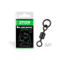 ZFISH Obratlík s krúžkom Rolling Swivel Ring Black Matt v.8 26kg 10ks