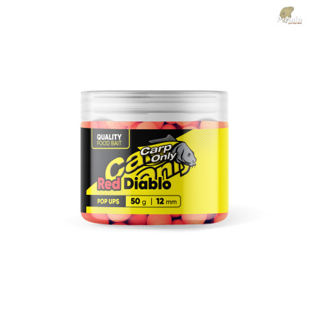 Carp-Only Plávajúce Boilies Red Diablo Hi-Visual Pop-Ups 50g
