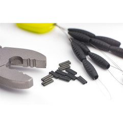 RidgeMonkey Návleky na Krimpy Rock Bottom Crimp & Knot Covers 10ks
