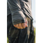 Korda Tričko s dlhým rukávom UPF Hooded Top Charcoal Šedé Korda Tričko s dlhým rukávom UPF Hooded Top Charcoal Šedé