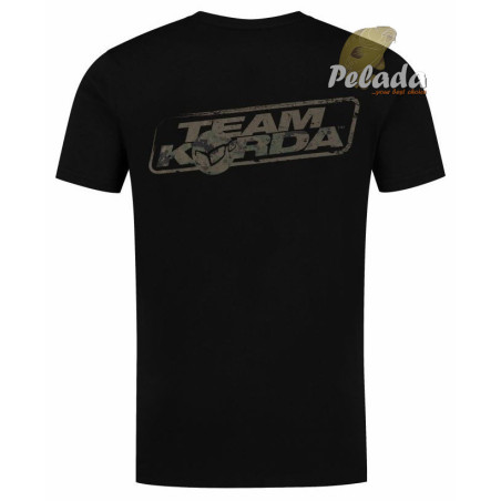 Korda Tričko TK Digi Kamo Tee Black Čierne s logom