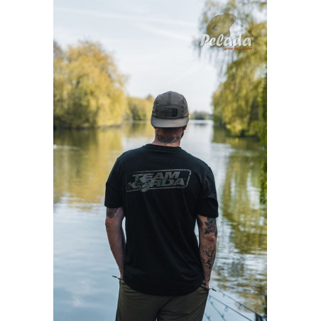 Korda Tričko TK Digi Kamo Tee Black Čierne s logom