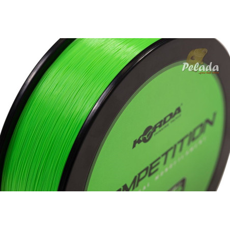 Korda vlasec Kompetition Mono Fluoro Green 0.33mm 17lb 7,7kg 1000m